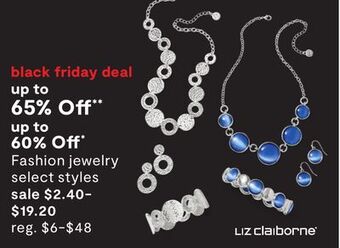 JC Penney Fashion jewelry offer