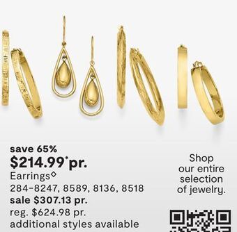 JC Penney Earrings◊ offer