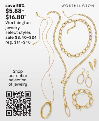 JC Penney Worthington jewelry offer