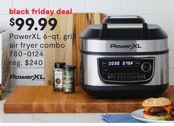 JC Penney Powerxl 6-qt. grill air fryer combo offer