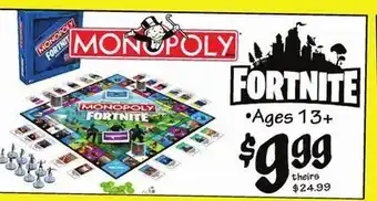 Ollie's Monopoly fortnite offer