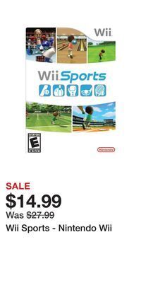 Game Stop Wii sports - nintendo wii offer