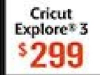 Hobby Lobby Cricut explore* 3 offer