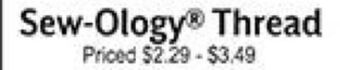 Hobby Lobby Sew-ology® thread offer