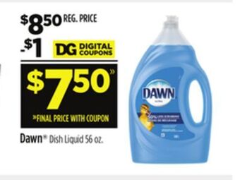 Dollar General Dawn® dish liquid offer