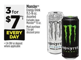 Dollar General Monster® energy drink offer