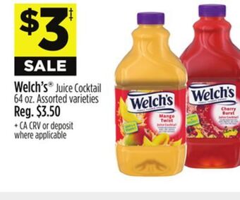 Dollar General Welch's® juice cocktail offer