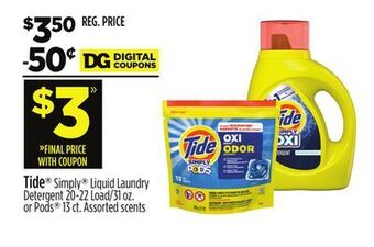 Dollar General Tide® offer