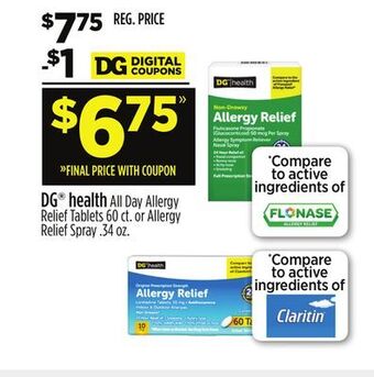 Dollar General Dg® health offer