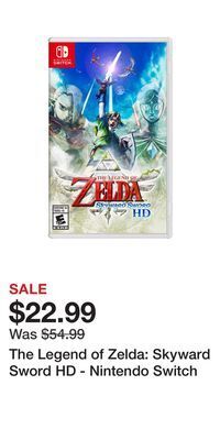 Game Stop The legend of zelda: skyward sword hd - nintendo switch offer