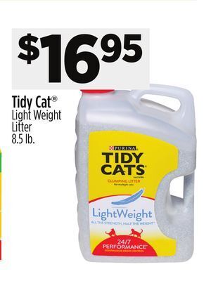 Dollar General Purina tidy cat® offer