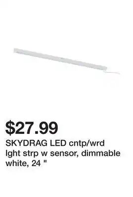 Ikea Skydrag led cntp/wrd lght strp w sensor, dimmable white, 24 offer