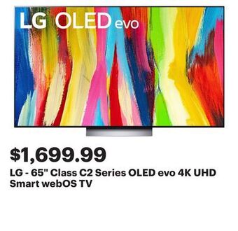 Best Buy Lg - 65 class c2 series oled evo 4k uhd smart webos tv offer