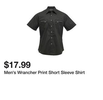 Tractor Supply Company Men's wrancher print short sleeve shirt offer