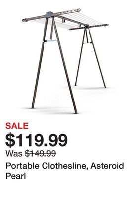 Tractor Supply Company Portable clothesline, asteroid pearl offer