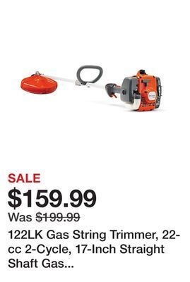 Tractor Supply Company 122lk gas string trimmer, 22-cc 2-cycle, 17-inch straight shaft gas weed eater, 967628201 offer