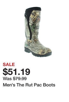 Tractor Supply Company Men's the rut pac boots offer