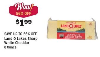 Grocery Outlet Sharp white cheddar offer