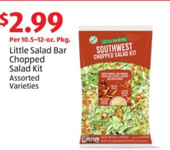Aldi Little salad bar chopped salad kit offer