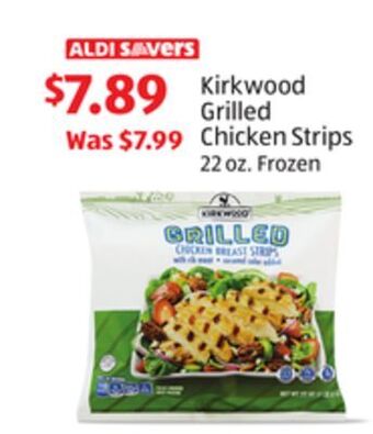 Aldi Kirkwood grilled chicken strips offer