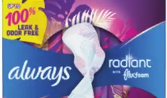 Rite Aid Select always pads or liners offer