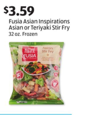 Aldi Fusia asian inspirations asian or teriyaki stir fry offer