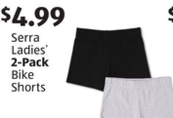 Aldi Serra ladies' 2-pack bike shorts offer