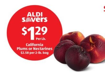 Aldi California plums or nectarines offer