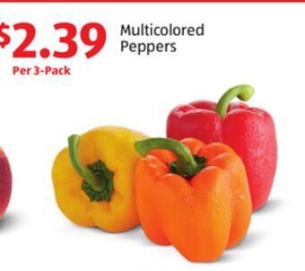 Aldi Multicolored peppers offer