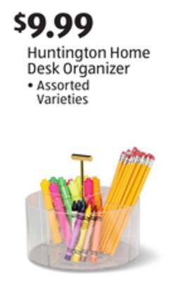 Aldi Huntington home desk organizer offer