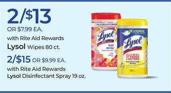 Rite Aid Lysol offer