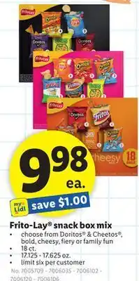 Lidl Frito-lay® snack box mix offer