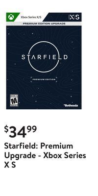 Walmart Starfield: premium upgrade - xbox series x s offer