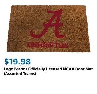 Sam's Club Logo brands officially licensed ncaa door mat (assorted teams) offer