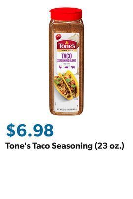 Sam's Club Tone's taco seasoning (23 oz.) offer