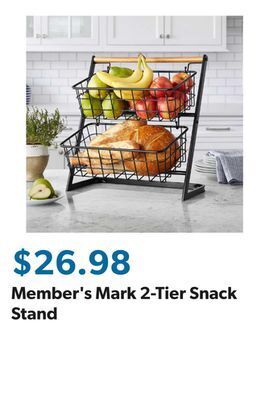 Sam's Club Member's mark 2-tier snack stand offer