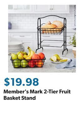 Sam's Club Member's mark 2-tier fruit basket stand offer