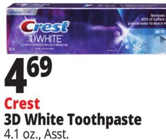 Ocean State Job Lot Crest 3d white toothpaste offer