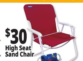 Ocean State Job Lot High seat sand chair offer