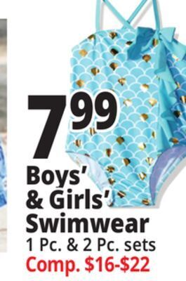 Ocean State Job Lot Boys' & girls' swimwear offer