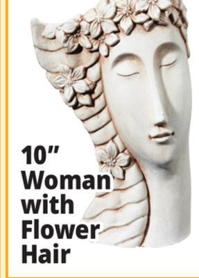 Ocean State Job Lot 10 woman with flower hair offer