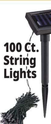 Ocean State Job Lot 100 ct. string lights offer