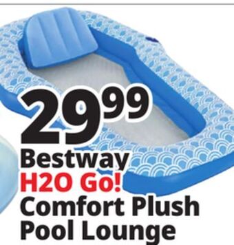 Ocean State Job Lot Bestway h2o go! comfort plush pool lounge offer