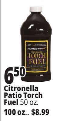 Ocean State Job Lot Citronella patio torch fuel offer