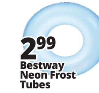Ocean State Job Lot Bestway neon frost tubes offer