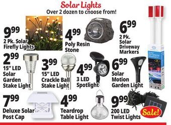 Ocean State Job Lot Solar lights offer