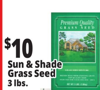 Ocean State Job Lot Premium quality sun & shade grass seed mixture, 3 lbs offer