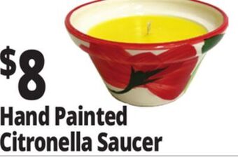 Ocean State Job Lot Citronella saucer candle offer