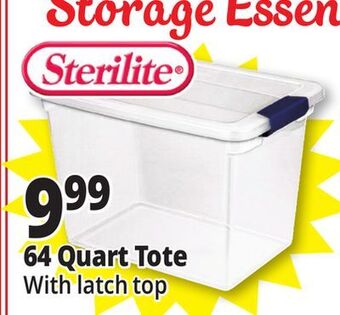 Ocean State Job Lot 64 quart tote offer