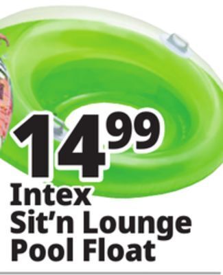Ocean State Job Lot Intex sit'n lounge pool float offer